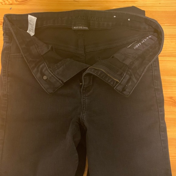 High Wait Black Jeans - Picture 1 of 2
